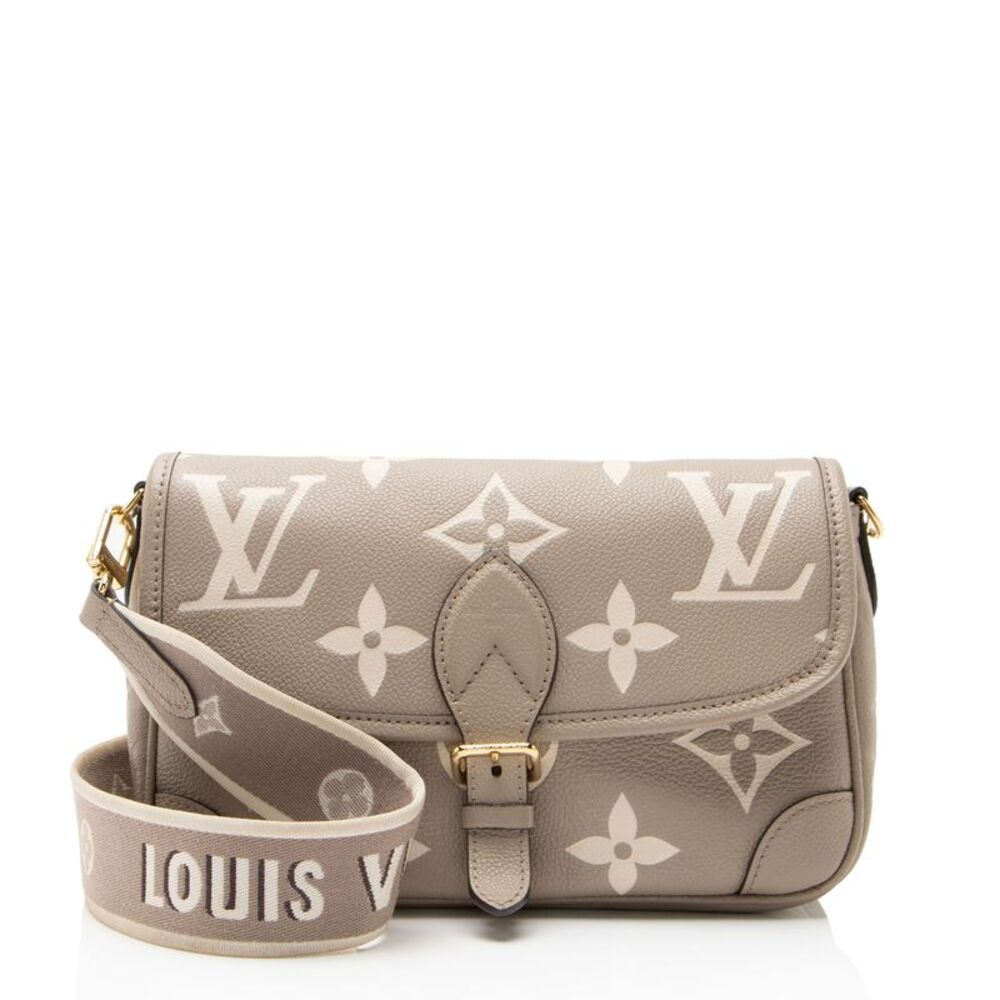 Louis Vuitton Giant Monogram Empreinte Bicolor Diane Shoulder Bag
